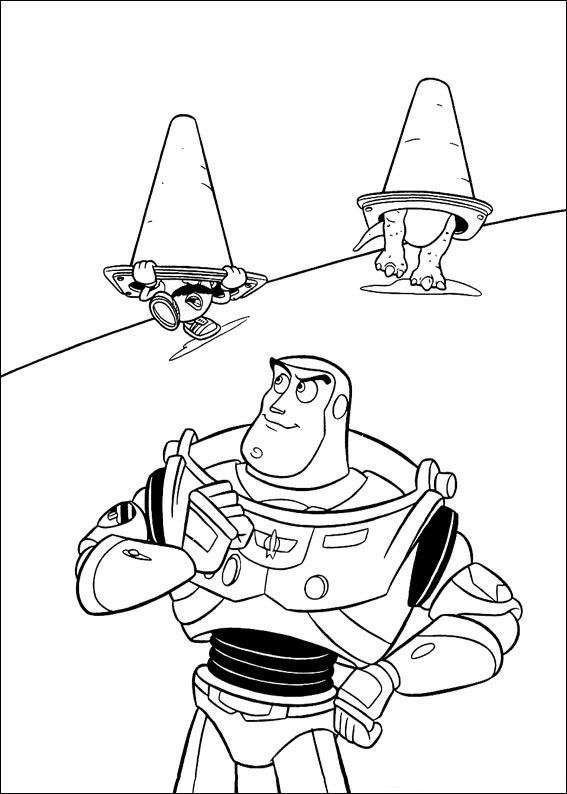 Plansa de colorat cu Toy Story 116 20